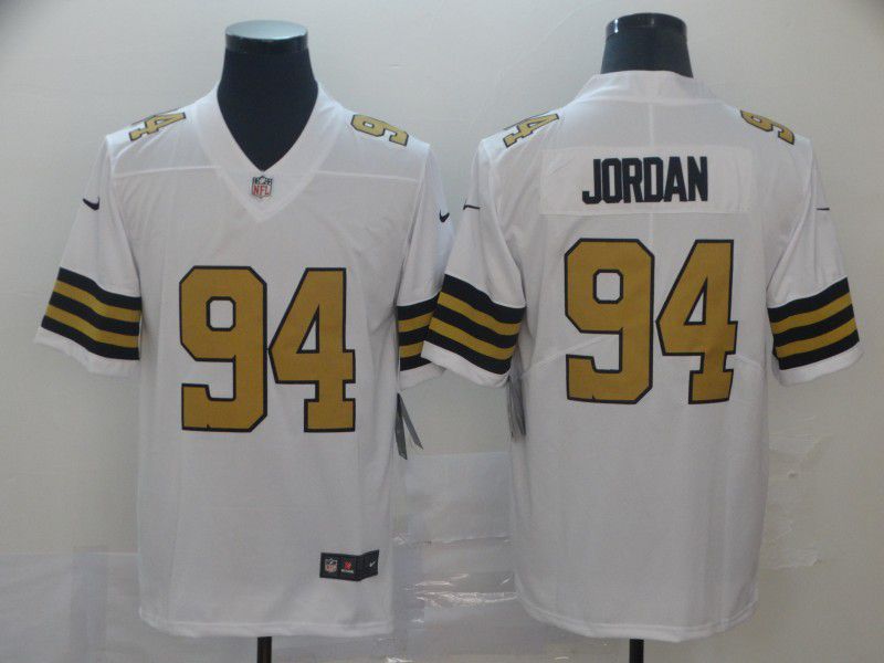 Men New Orleans Saints #94 Jordan White Nike Vapor Untouchable Limited Player NFL Jerseys